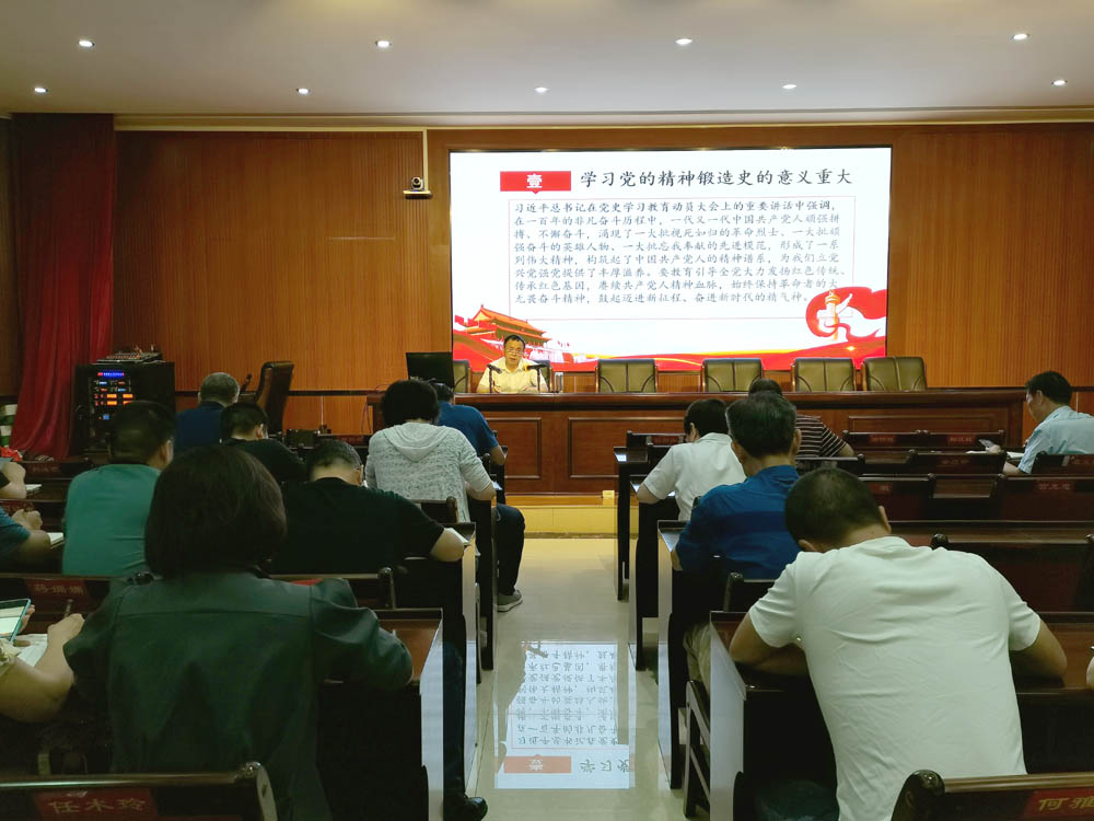 衡陽幼高專機關一、二、三支部開展“學史崇德 傳承紅色精神”黨史宣講活動