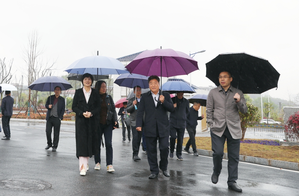 益陽(yáng)師范高等?？茖W(xué)校一行來(lái)我?？疾煺{(diào)研